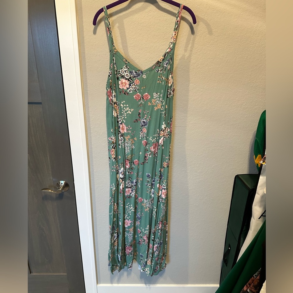 Torrid size 0 floral maxi dress